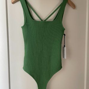 ASTR The Label Green Bodysuit NWT Size M